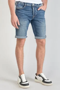 Homme Le Temps des Cerises Bermudas-Bermuda Laredo En Jeans Bleu Moyen