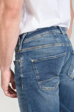 Homme Le Temps des Cerises Bermudas-Bermuda Laredo En Jeans Bleu Moyen