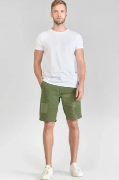 Homme Le Temps des Cerises Shorts & Bermudas-Bermuda Luberon Kaki Vert