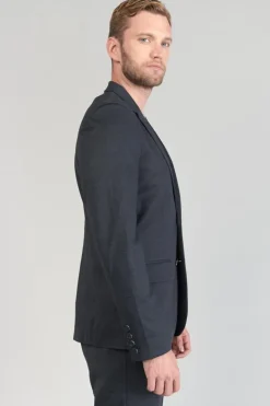 Homme Le Temps des Cerises Vestes & Manteaux-Blazer Cinel Noir Chine Bleu