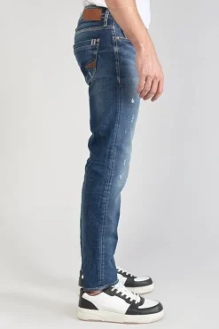 Homme Le Temps des Cerises Coupe Adjusted-Camoins 700/11 Adjusted Jeans Destroy Bleu N°3