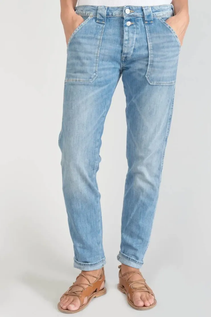 Femme Le Temps des Cerises Coupe Boyfit-Cara 200/43 Boyfit Jeans Bleu N°4