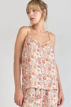 Femme Le Temps des Cerises Tops-Caraco Bibb A Motif Cachemire