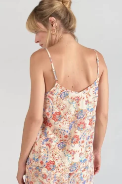 Femme Le Temps des Cerises Tops-Caraco Bibb A Motif Cachemire