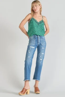 Femme Le Temps des Cerises Tops-Caraco Janna A Motif Vert