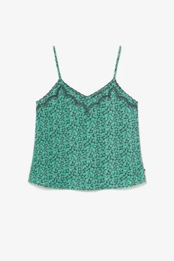 Femme Le Temps des Cerises Tops-Caraco Janna A Motif Vert