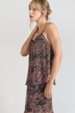 Femme Le Temps des Cerises Tops-Caraco Kava Imprime Irise