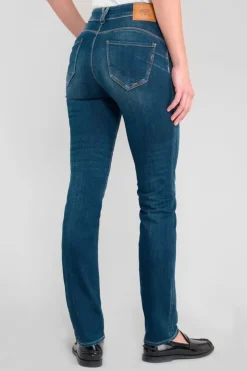 Femme Le Temps des Cerises Coupe Regular-Casal Pulp Regular Taille Haute Jeans Bleu N°2