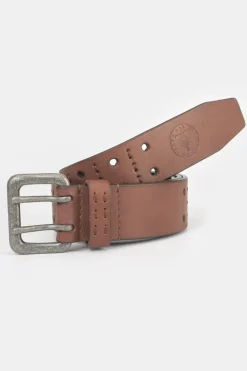 Homme Le Temps des Cerises Ceintures-Ceinture Geles En Cuir Marron