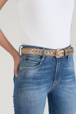 Femme Le Temps des Cerises Ceintures-Ceinture Kebir Bronze Tressee