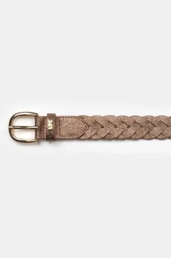 Femme Le Temps des Cerises Ceintures-Ceinture Kebir Bronze Tressee
