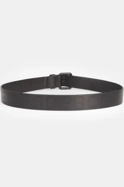 Homme Le Temps des Cerises Ceintures-Ceinture Komel En Cuir Noir