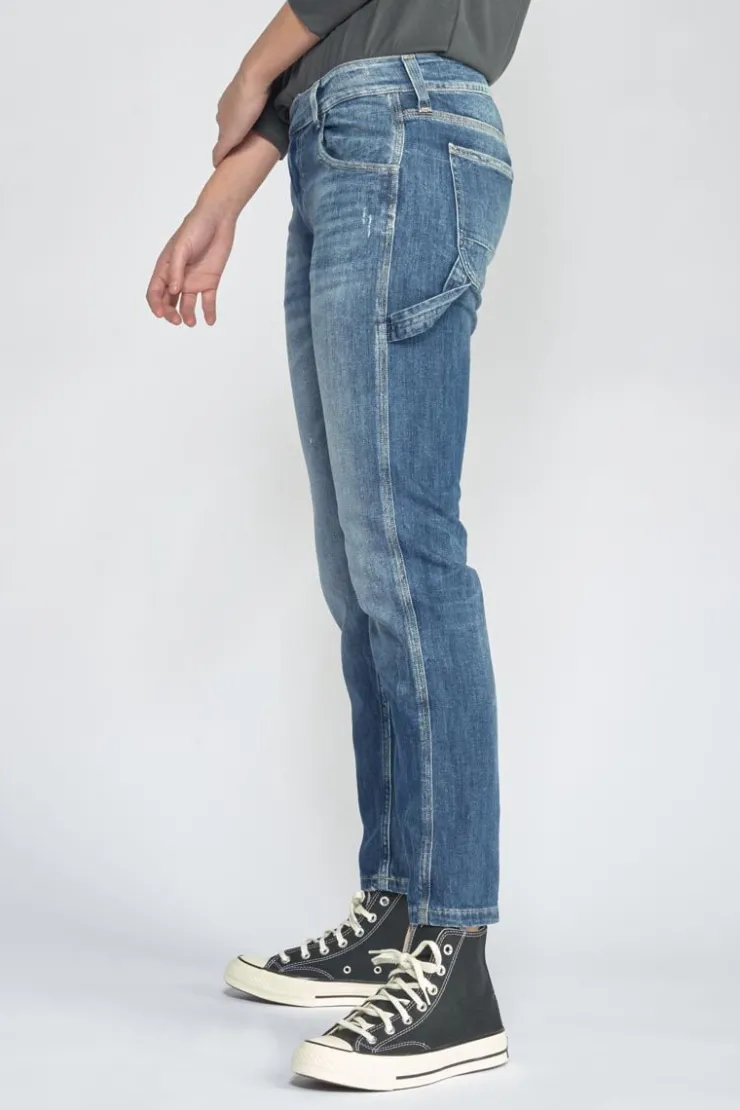 Femme Le Temps des Cerises Coupe Boyfit-Chara 200/43 Boyfit Jeans Destroy Bleu N°4