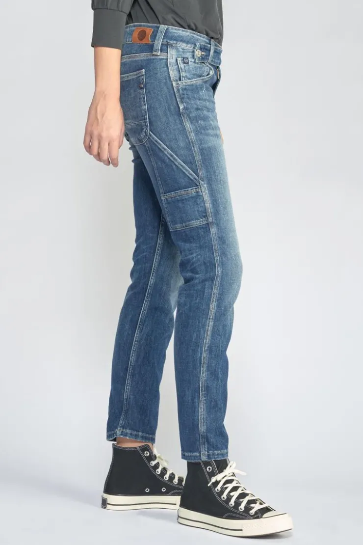 Femme Le Temps des Cerises Coupe Boyfit-Chara 200/43 Boyfit Jeans Destroy Bleu N°4