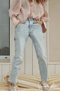 Femme Le Temps des Cerises Coupe Boyfit-Charpentier Boyfit By Veronika Loubry Jeans Bleu N°5