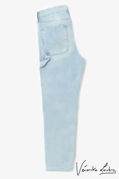 Femme Le Temps des Cerises Coupe Boyfit-Charpentier Boyfit By Veronika Loubry Jeans Bleu N°5