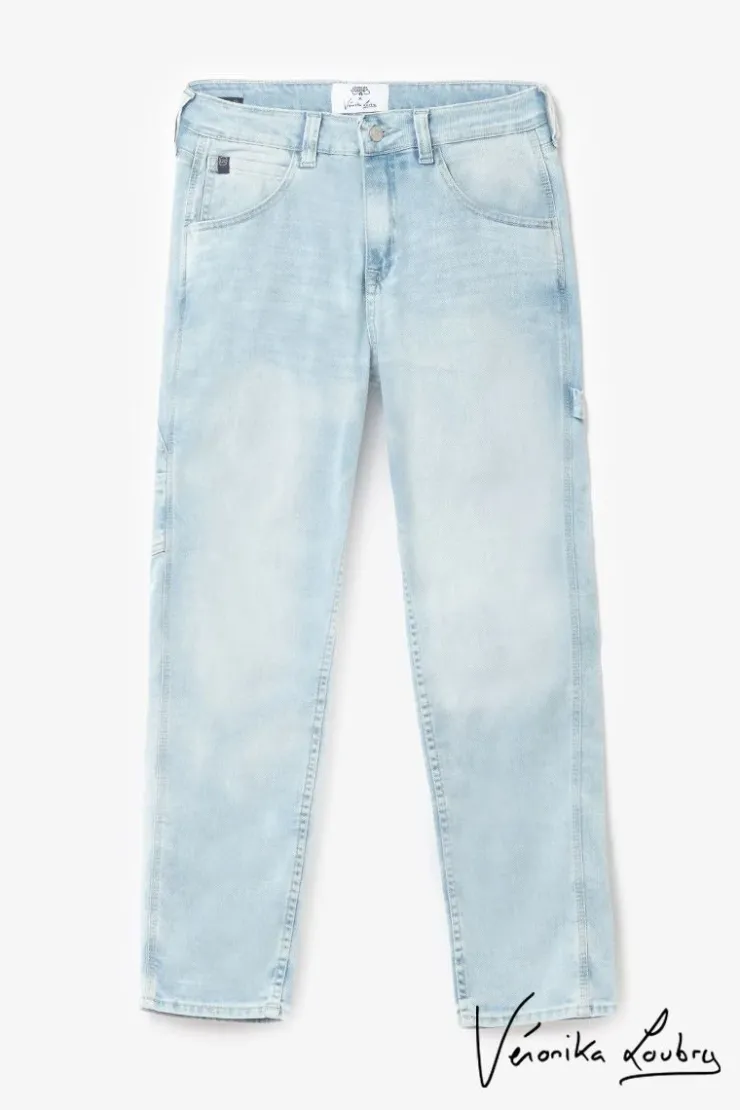 Femme Le Temps des Cerises Coupe Boyfit-Charpentier Boyfit By Veronika Loubry Jeans Bleu N°5