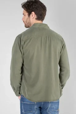 Homme Le Temps des Cerises Chemises-Chemise Balt Kaki