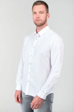 Homme Le Temps des Cerises Chemises-Chemise Dorus Blanche