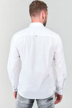 Homme Le Temps des Cerises Chemises-Chemise Dorus Blanche