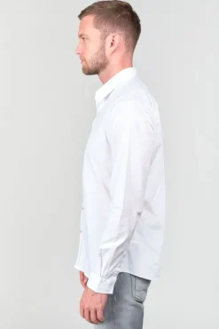 Homme Le Temps des Cerises Chemises-Chemise Dorus Blanche