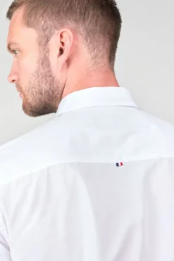 Homme Le Temps des Cerises Chemises-Chemise Dorus Blanche