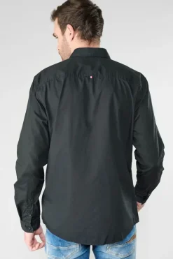 Homme Le Temps des Cerises Chemises-Chemise Dorus Noire