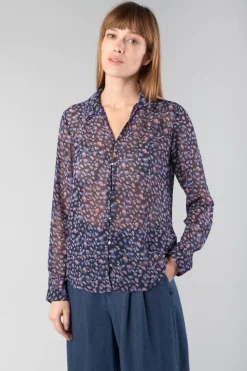Femme Le Temps des Cerises Chemises-Chemise Luz A Motif Leopard