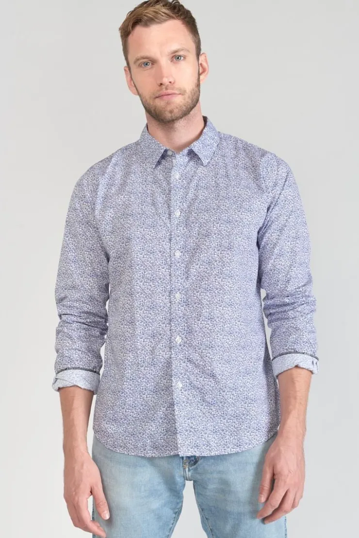 Homme Le Temps des Cerises Chemises-Chemise Meta A Motif Fleuri