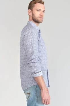 Homme Le Temps des Cerises Chemises-Chemise Meta A Motif Fleuri