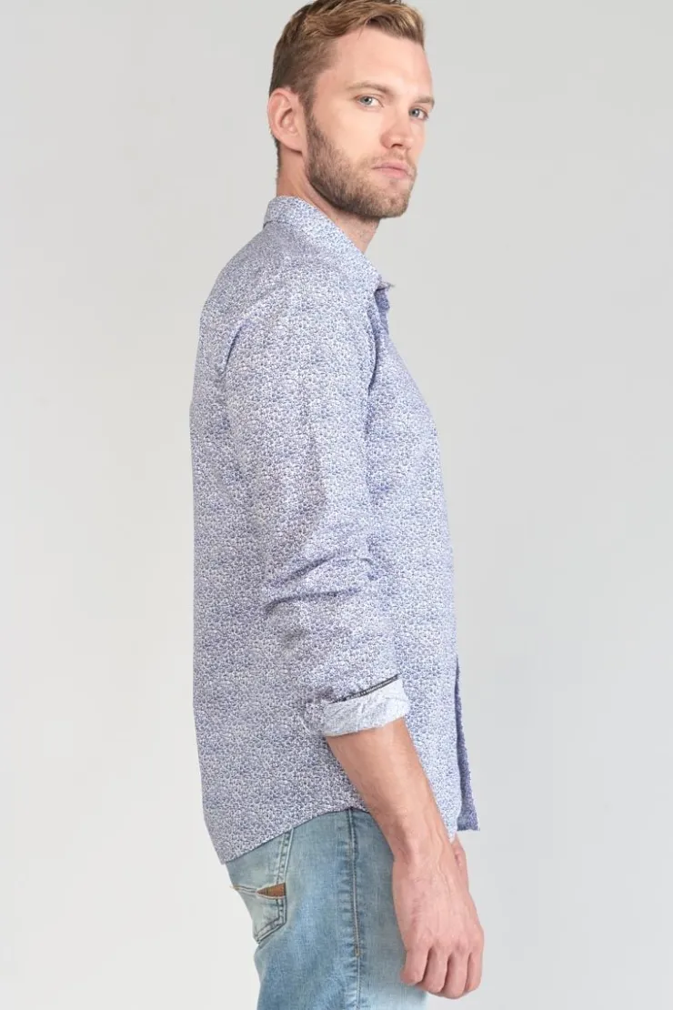 Homme Le Temps des Cerises Chemises-Chemise Meta A Motif Fleuri