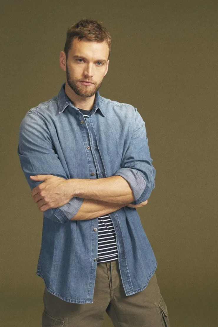 Homme Le Temps des Cerises Chemises Et Vestes-Chemise Valmy En Jeans Bleu Delave