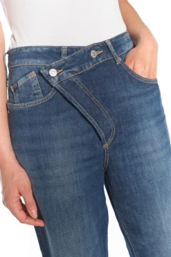 Femme Le Temps des Cerises Coupe Boyfit-Cosy Boyfit 7/8Eme Jeans Bleu N°2