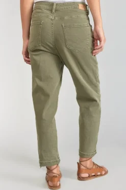 Femme Le Temps des Cerises Coupe Boyfit-Cosy Boyfit 7/8Eme Jeans Kaki