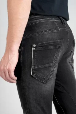 Homme Le Temps des Cerises Coupe Tapered-Cravan 900/3 Tapered Arque Jeans Noir N°1