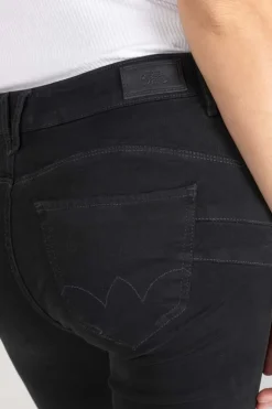 Femme Le Temps des Cerises Coupe Slim-Dado Pulp Slim Taille Haute 7/8Eme Jeans Noir N°0