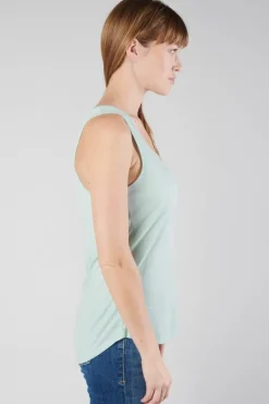 Femme Le Temps des Cerises T-Shirts & Débardeurs-Debardeur Debsmalltrame Vert D'Eau