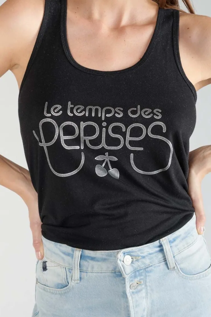 Femme Le Temps des Cerises T-Shirts & Débardeurs-Debardeur Debtrame Anthracite