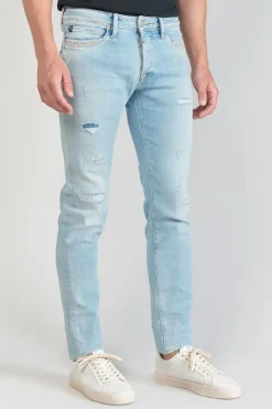 Homme Le Temps des Cerises Coupe Adjusted-Delphes 700/11 Adjusted Jeans Destroy Bleu N°5