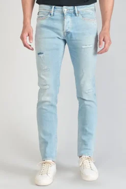 Homme Le Temps des Cerises Coupe Adjusted-Delphes 700/11 Adjusted Jeans Destroy Bleu N°5