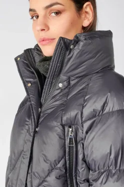 Femme Le Temps des Cerises Manteaux & Doudounes-Doudoune Dotti Noire