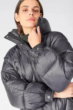 Femme Le Temps des Cerises Manteaux & Doudounes-Doudoune Dotti Noire