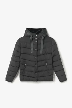 Femme Le Temps des Cerises Manteaux & Doudounes-Doudoune Isy Noire