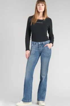 Femme Le Temps des Cerises Coupe Flare / Bootcut-Flare Jeans Bleu N°4