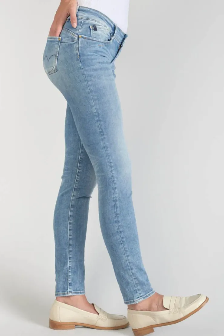 Femme Le Temps des Cerises Coupe Slim-Flip Pulp Slim Jeans Bleu N°4