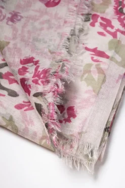 Femme Le Temps des Cerises Écharpes & Foulards-Foulard Doriana A Motif Fleuri