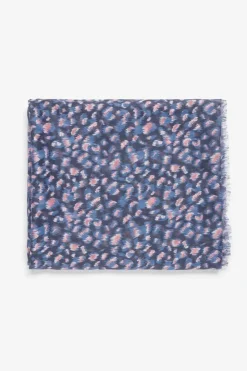 Femme Le Temps des Cerises Écharpes & Foulards-Foulard Nerea A Motif Leopard