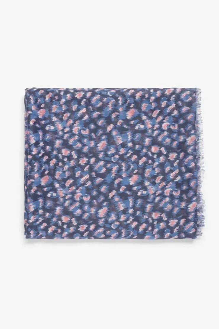 Femme Le Temps des Cerises Écharpes & Foulards-Foulard Nerea A Motif Leopard