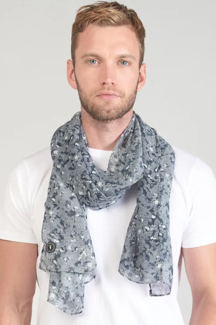 Homme Le Temps des Cerises Écharpes & Foulards-Foulard Rimor Bleu Nuit