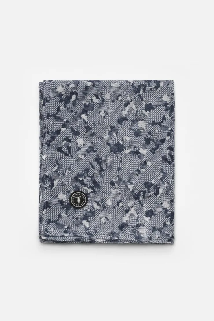 Homme Le Temps des Cerises Écharpes & Foulards-Foulard Rimor Bleu Nuit